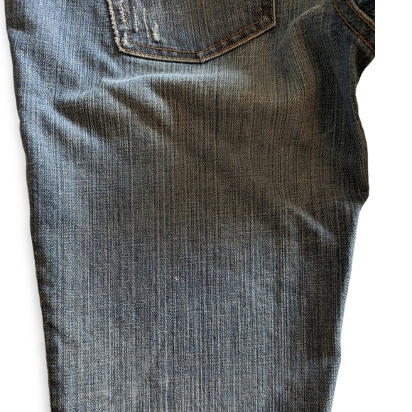 Guess Low-Rise Distressed Bootcut Jeans with Braided Detail Size 26 - Picture 5 of 9